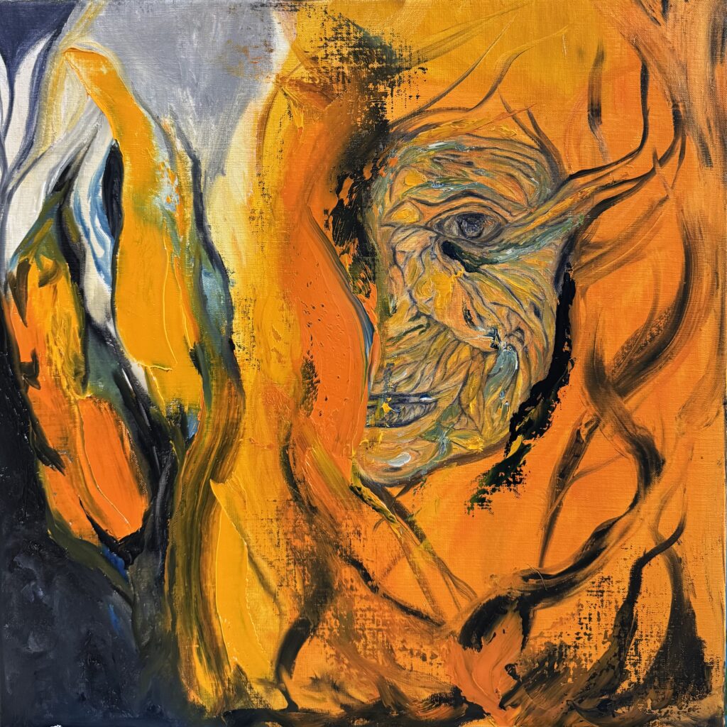 Katarzyna Wroniak_Fire_ oil on canvas_60x60cm
