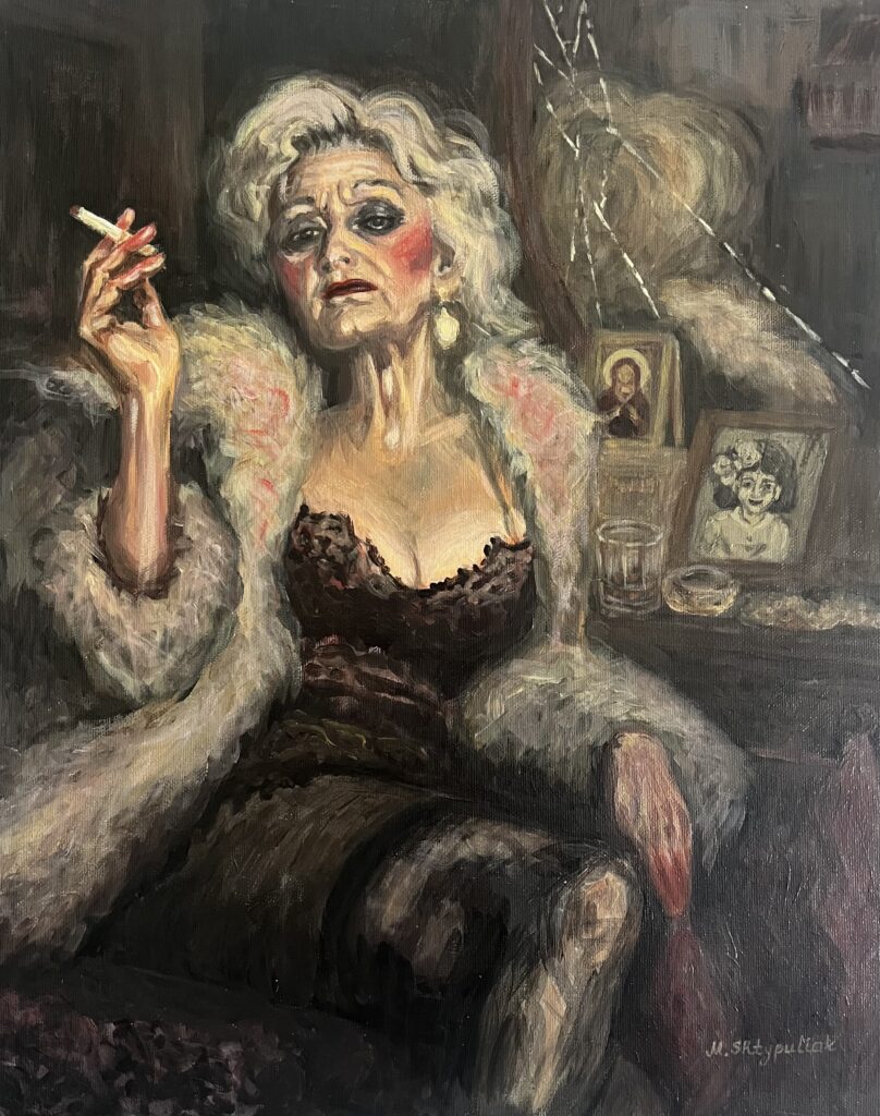 Maria Shtypuliak_The last night of Marlen_50x40