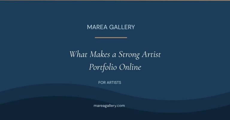 What Makes a Strong Artist Portfolio Online