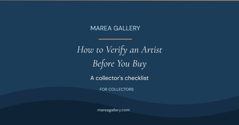 How to Verify an Artist Before You Bu