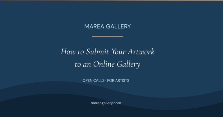 How to submit your artwork to an Online gallery