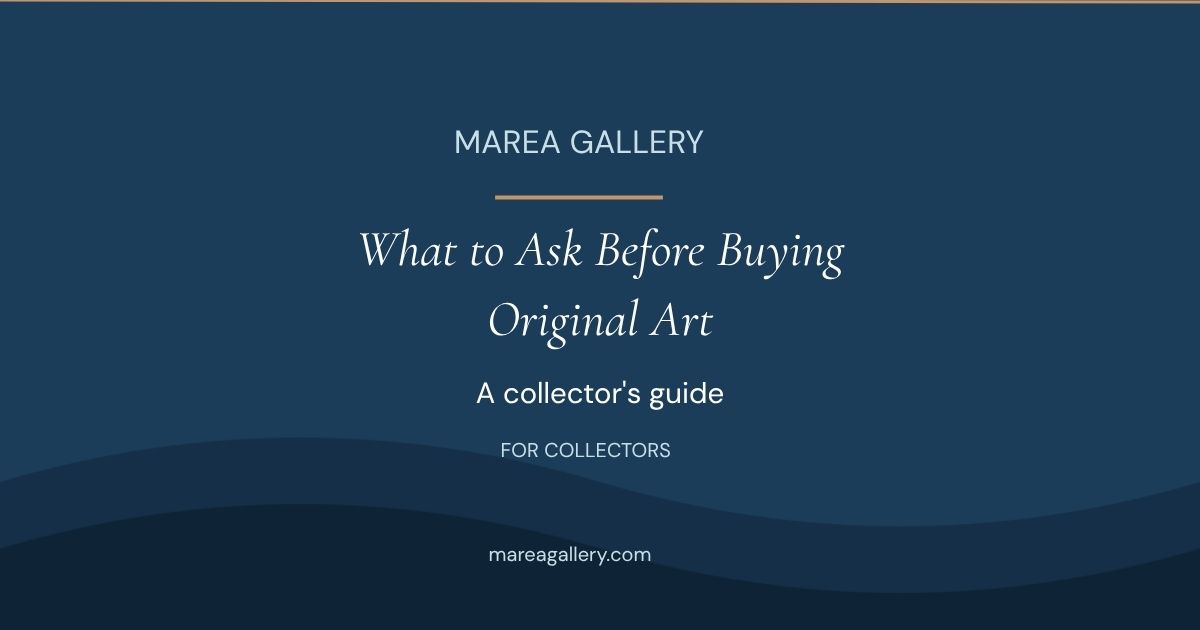 What to Ask Before Buying Original Art