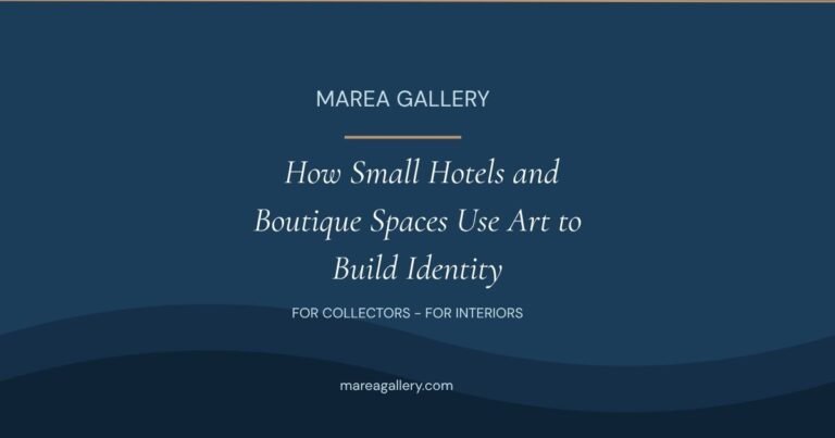 How Small Hotels and Boutique Spaces Use Art to Build Identity