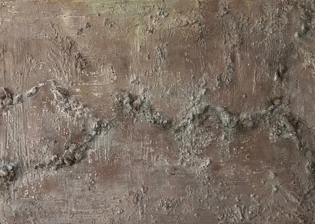 Auravia Art - Michaela Ravelle_ Tiefe_Mixed media on canvas_70x50
