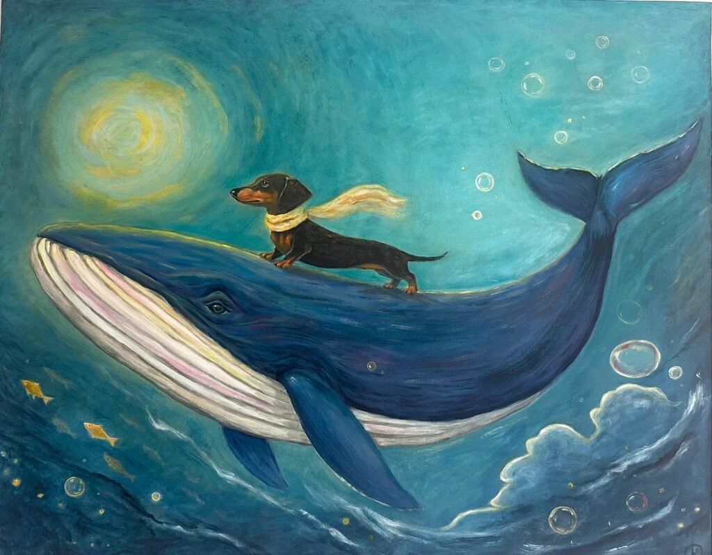 Olga_Kotlamina_The_Little_Prince_oil_on_canvas_80x100